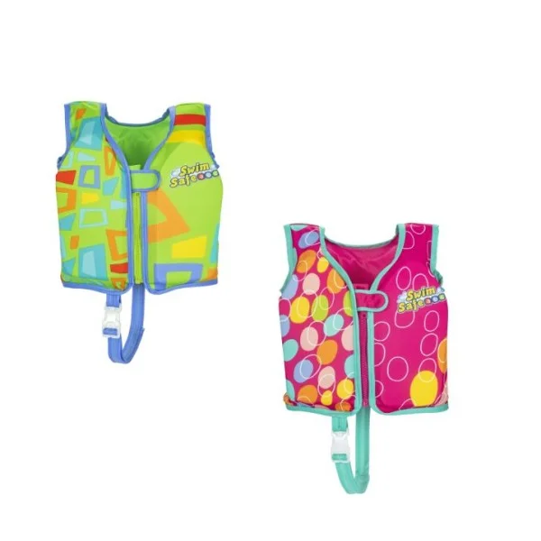 Bestway Swim Safe ABC AquaStar Fabric Toddler Swim Vest, Age 1-3, Assorted 1 Piece - 32176